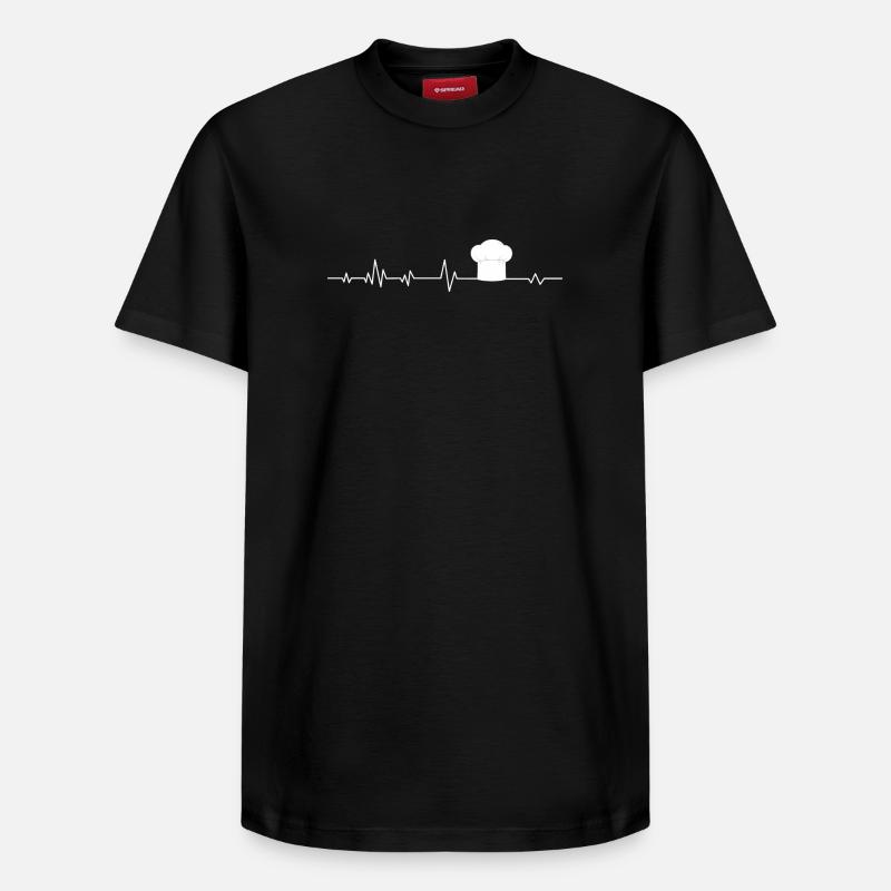 Cuisinier Cuisinier - T-shirt unisexe décontracté en coton Supima – de SPREAD - noir