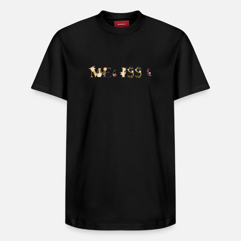 Mélissa - T-shirt unisexe décontracté en coton Supima – de SPREAD - noir