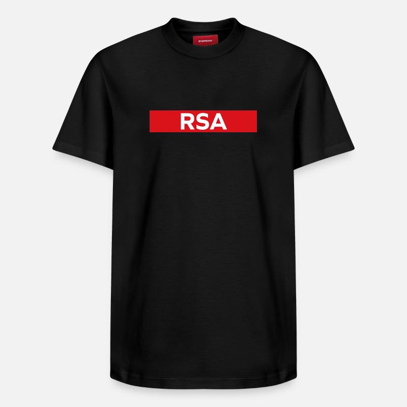rsa - T-shirt unisexe décontracté en coton Supima – de SPREAD - noir
