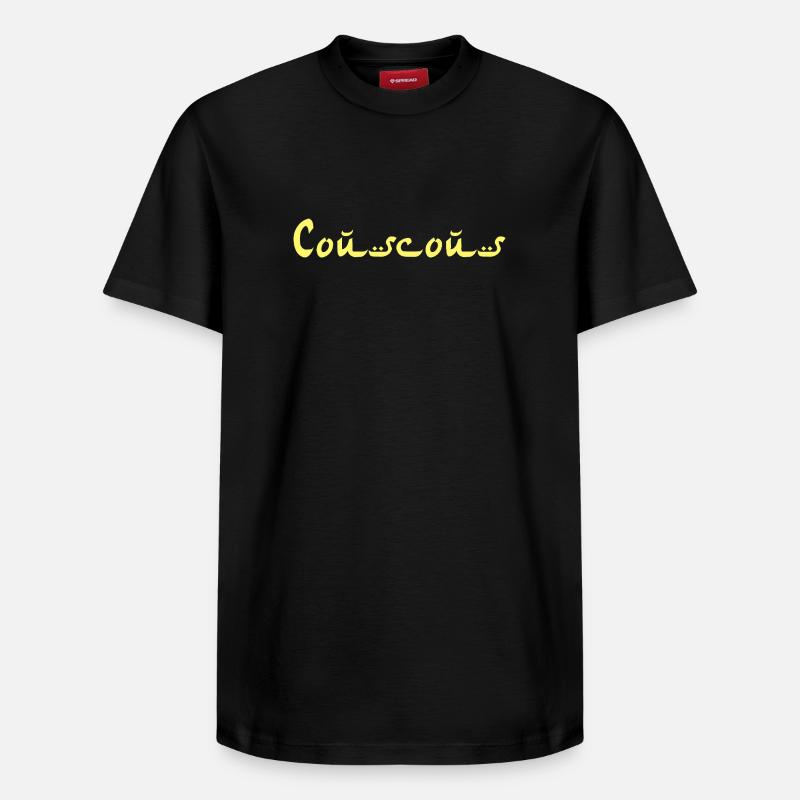 Couscous Couscus - T-shirt unisexe décontracté en coton Supima – de SPREAD - noir