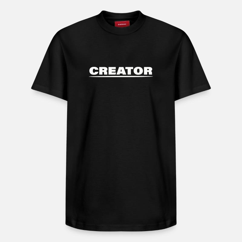 CREATOR - Relaxed Unisex Supima Cotton T-Shirt – von SPREAD - Schwarz