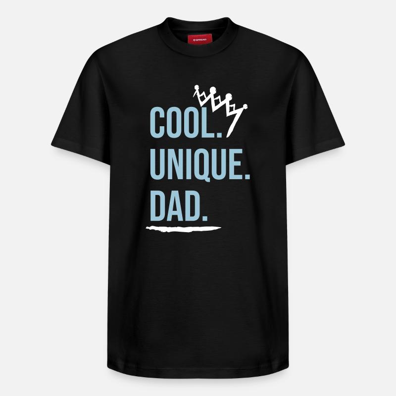 Papa cool - T-shirt unisexe décontracté en coton Supima – de SPREAD - noir