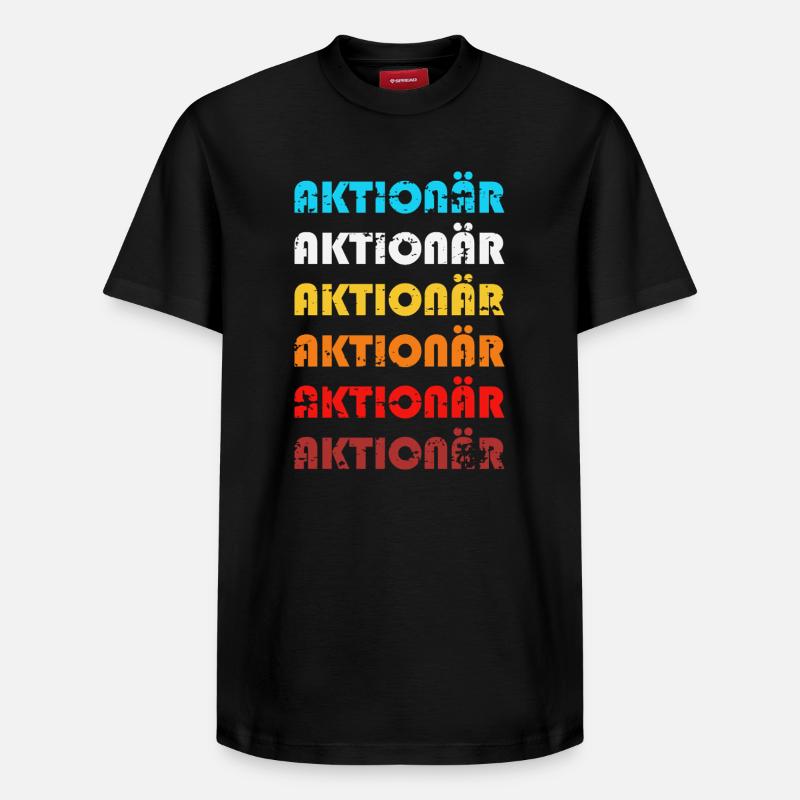 Actionnaire Bunt - T-shirt unisexe décontracté en coton Supima – de SPREAD - noir