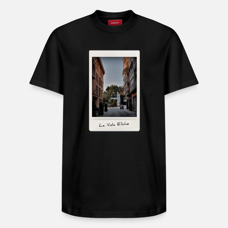 Leben Elche - Relaxed Unisex Supima Cotton T-Shirt – von SPREAD - Schwarz
