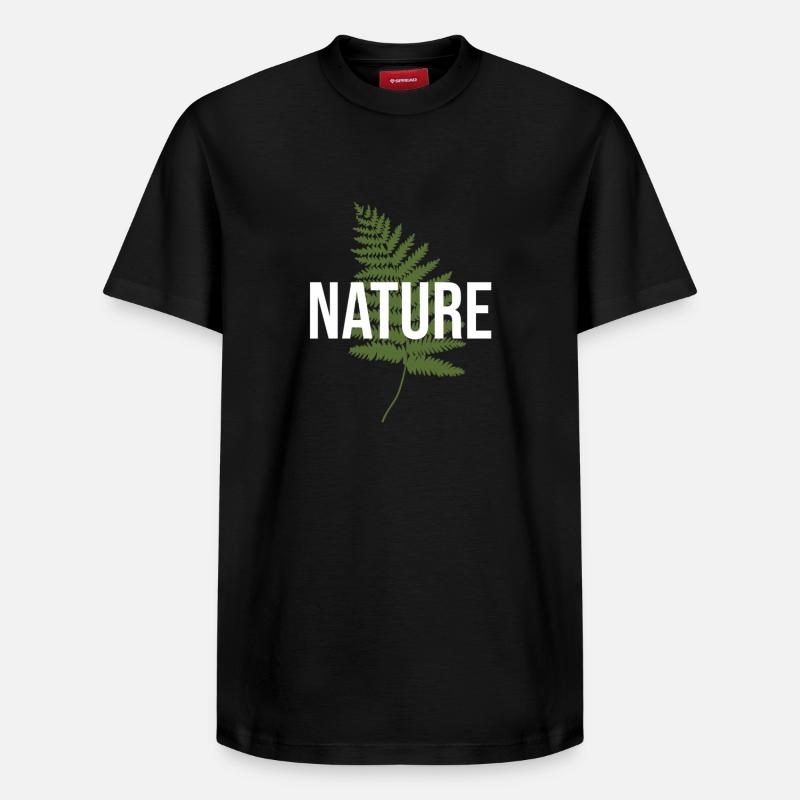nature - T-shirt unisexe décontracté en coton Supima – de SPREAD - noir