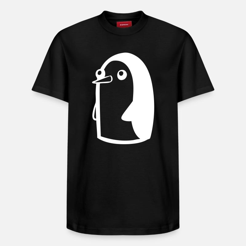 Süßer Pinguin Comic - Relaxed Unisex Supima Cotton T-Shirt – von SPREAD - Schwarz