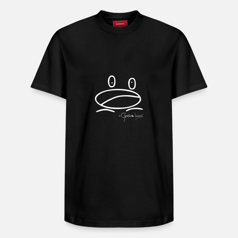 Froschmini - Ranunculus Oophagus - Relaxed Unisex Supima Cotton T-Shirt – von SPREAD - Schwarz