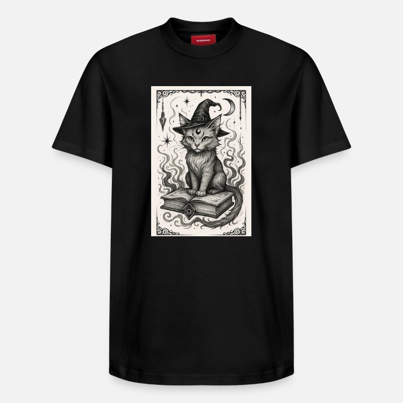 Sorcière Yuumi - T-shirt unisexe décontracté en coton Supima – de SPREAD - noir