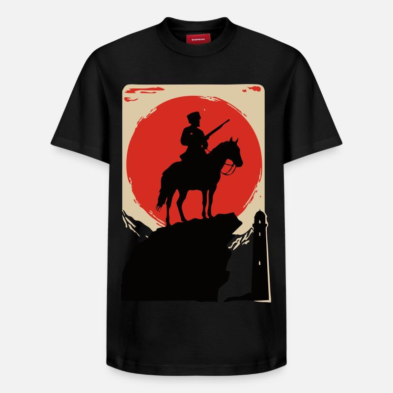 Abrek - Relaxed Unisex Supima Cotton T-Shirt – von SPREAD - Schwarz
