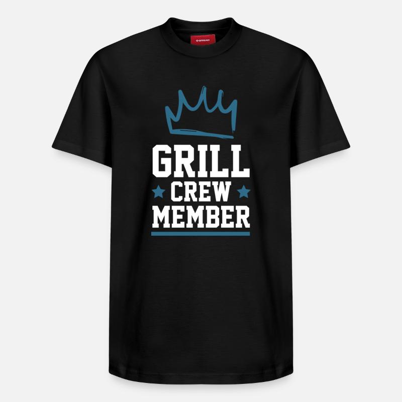 Équipe de grillades - T-shirt unisexe décontracté en coton Supima – de SPREAD - noir