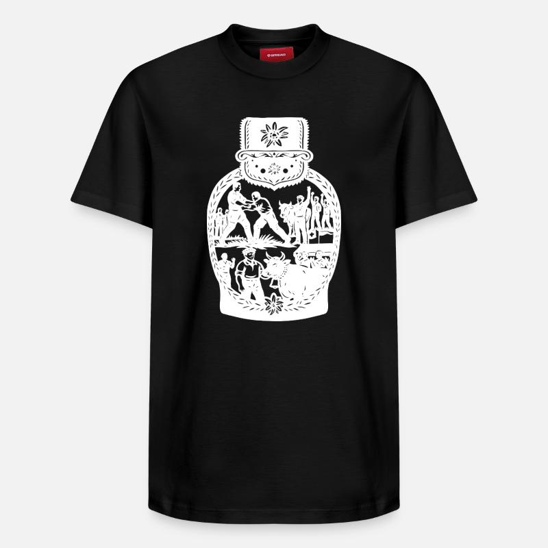 Schwingerkonig_white - T-shirt unisexe décontracté en coton Supima – de SPREAD - noir