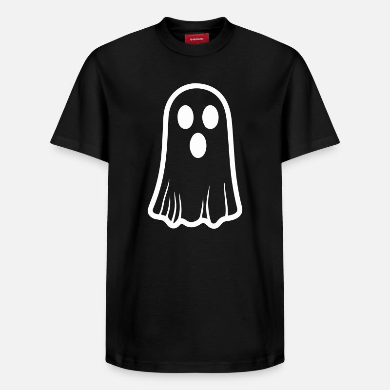 Fantôme - T-shirt unisexe décontracté en coton Supima – de SPREAD - noir