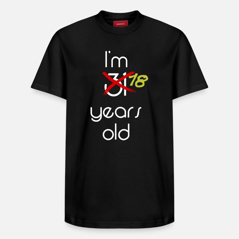 Célébration des 31 ans Style graphique - T-shirt unisexe décontracté en coton Supima – de SPREAD - noir