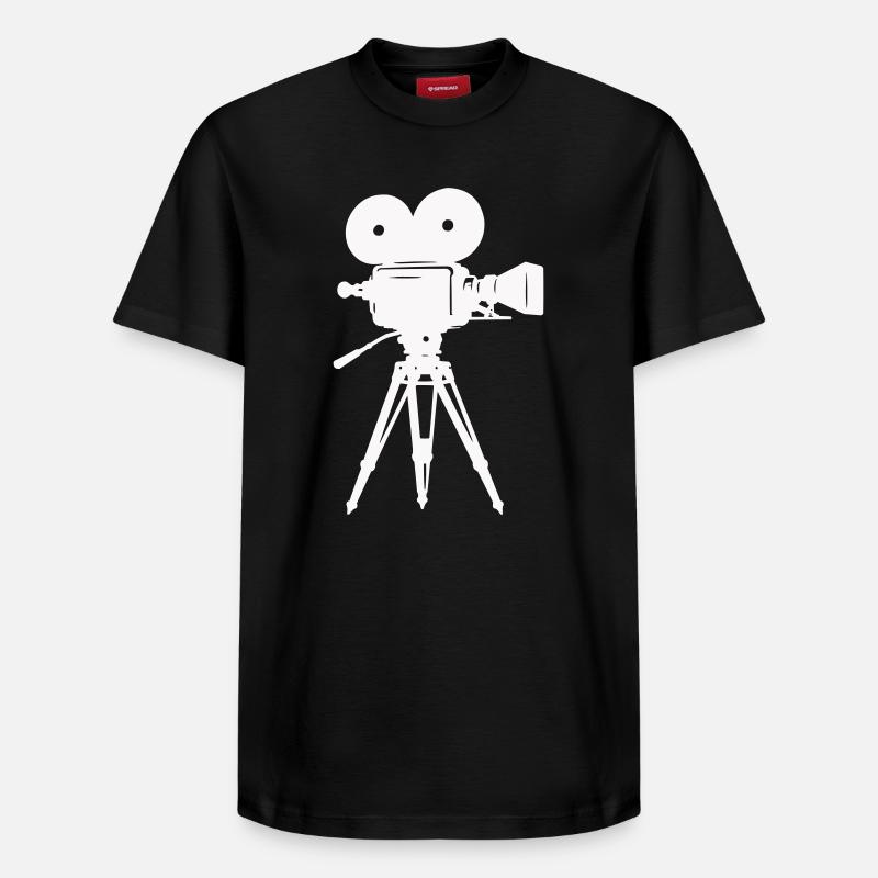 Caméra à pellicule Caméra - T-shirt unisexe décontracté en coton Supima – de SPREAD - noir