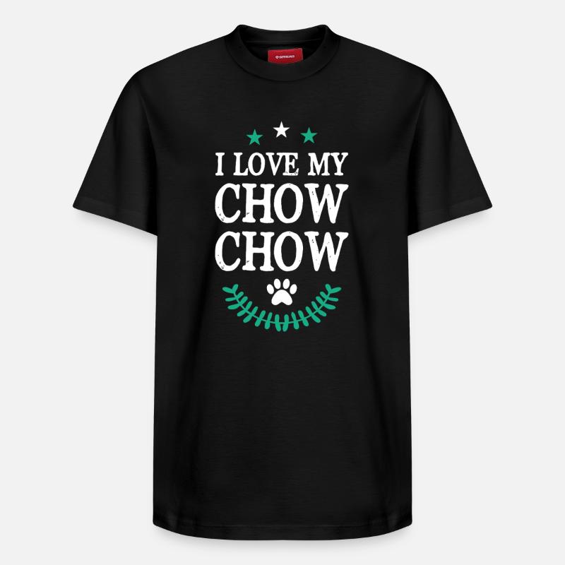 CHOW_CHOW - Relaxed Unisex Supima Cotton T-Shirt – by SPREAD - black