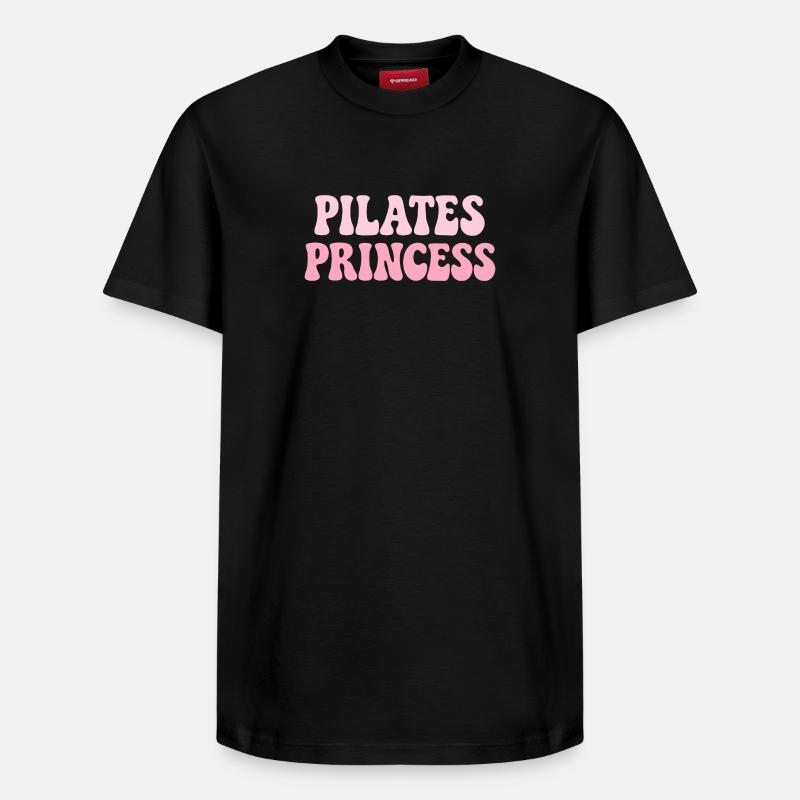 Princesse Pilates - T-shirt unisexe décontracté en coton Supima – de SPREAD - noir