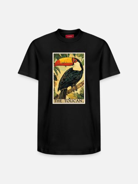 Toucans Toucan - Relaxed Unisex Supima Cotton T-Shirt – by SPREAD - black