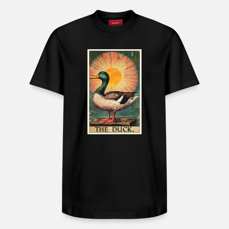 Canards Canard - T-shirt unisexe décontracté en coton Supima – de SPREAD - noir