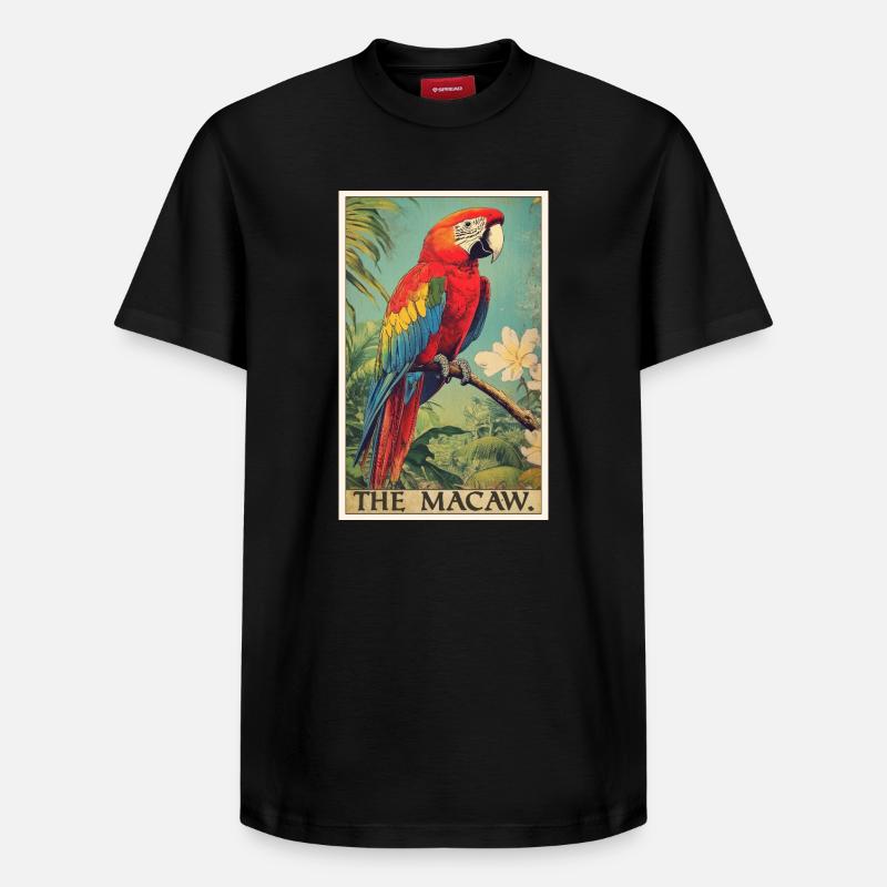 L’ère de l’ara - T-shirt unisexe décontracté en coton Supima – de SPREAD - noir