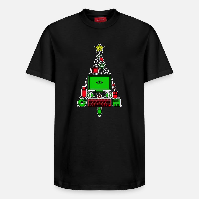 Code Debug Skripting Developer Computerfreak - Relaxed Unisex Supima Cotton T-Shirt – von SPREAD - Schwarz