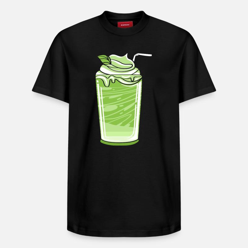 Le Matcha - T-shirt unisexe décontracté en coton Supima – de SPREAD - noir