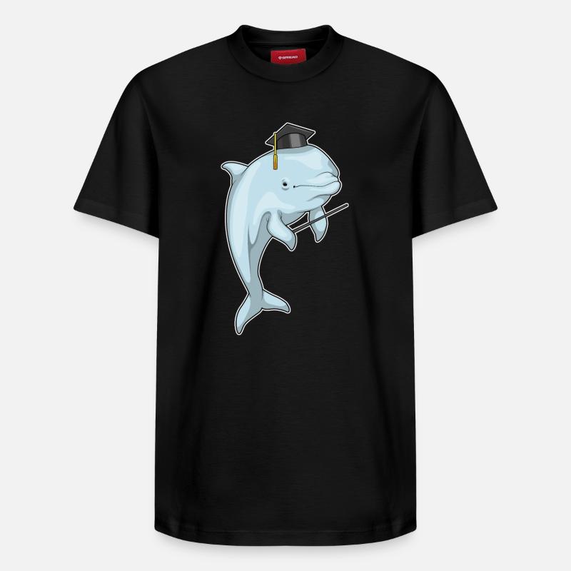 Cylindre du professeur Delfin - T-shirt unisexe décontracté en coton Supima – de SPREAD - noir