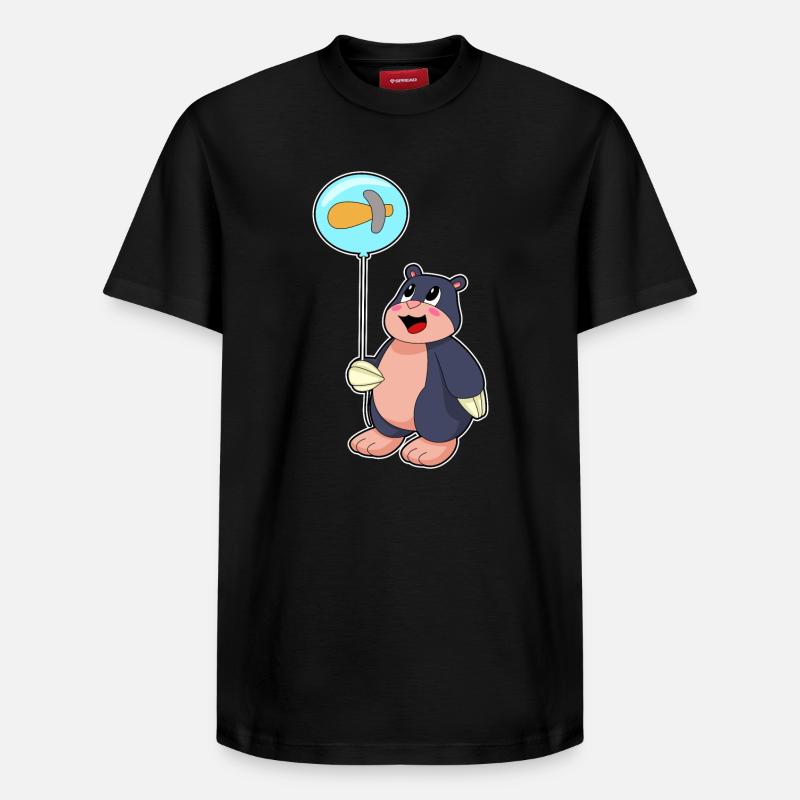Ballon Mole Hammer - T-shirt unisexe décontracté en coton Supima – de SPREAD - noir