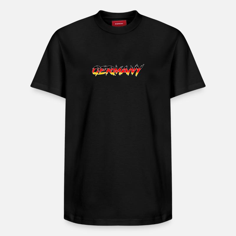 Germany - Relaxed Unisex Supima Cotton T-Shirt – von SPREAD - Schwarz