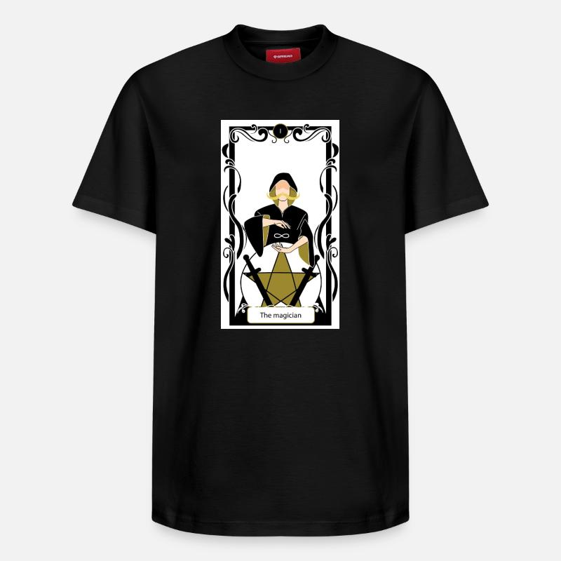 Le magicien - T-shirt unisexe décontracté en coton Supima – de SPREAD - noir