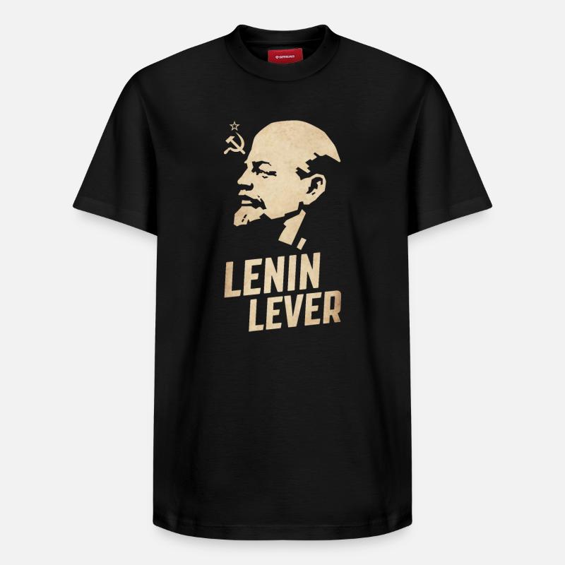 Lénine vit - T-shirt unisexe décontracté en coton Supima – de SPREAD - noir
