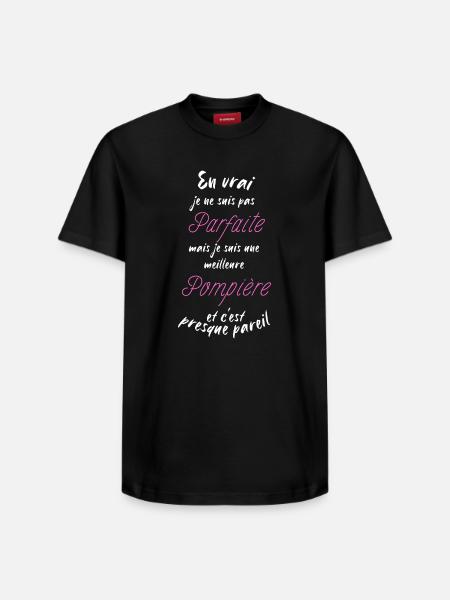 I'm the best Firefighter - Relaxed Unisex Supima Cotton T-Shirt – by SPREAD - black