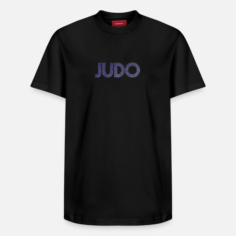 judo - Relaxed Unisex Supima Cotton T-Shirt – von SPREAD - Schwarz