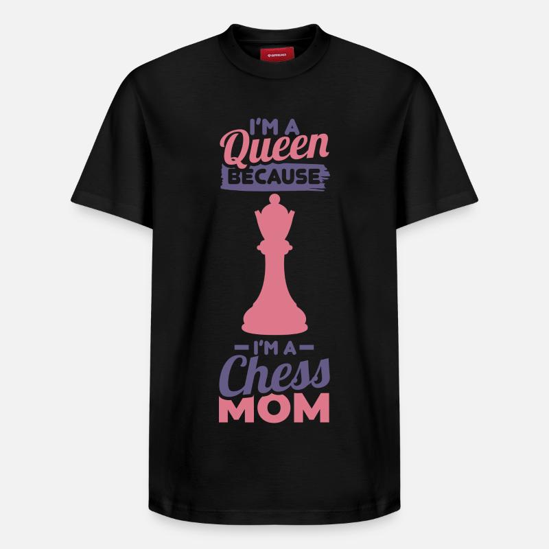 Mère d’échecs - T-shirt unisexe décontracté en coton Supima – de SPREAD - noir