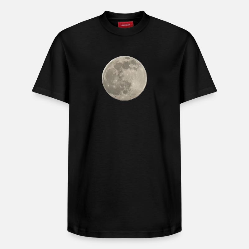 Lune - T-shirt unisexe décontracté en coton Supima – de SPREAD - noir