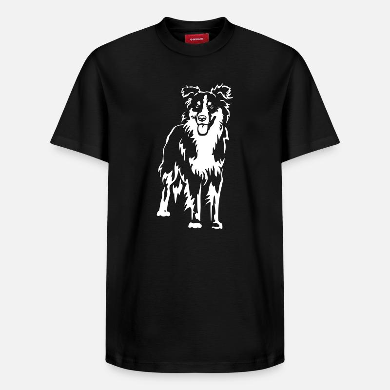 Berger australien « Black Edition » - T-shirt unisexe décontracté en coton Supima – de SPREAD - noir