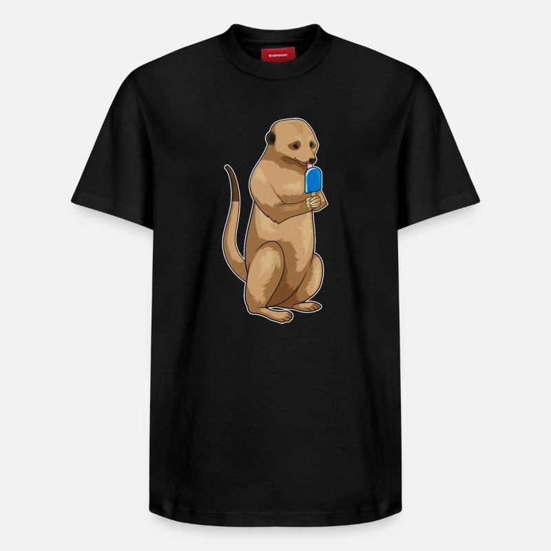 Suicates popsicles - T-shirt unisexe décontracté en coton Supima – de SPREAD - noir