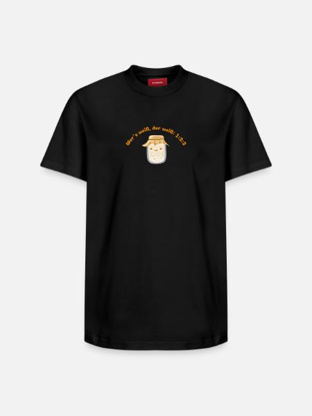 Levain - T-shirt unisexe décontracté en coton Supima – de SPREAD - noir