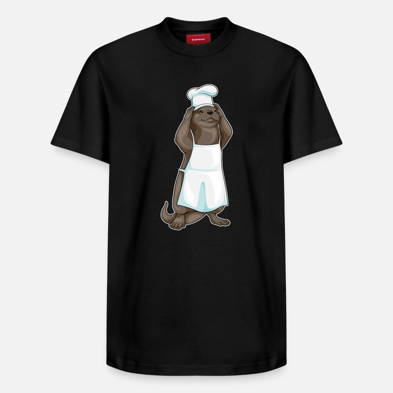 Chef Chef Cuisson Chef Cuisson - T-shirt unisexe décontracté en coton Supima – de SPREAD - noir