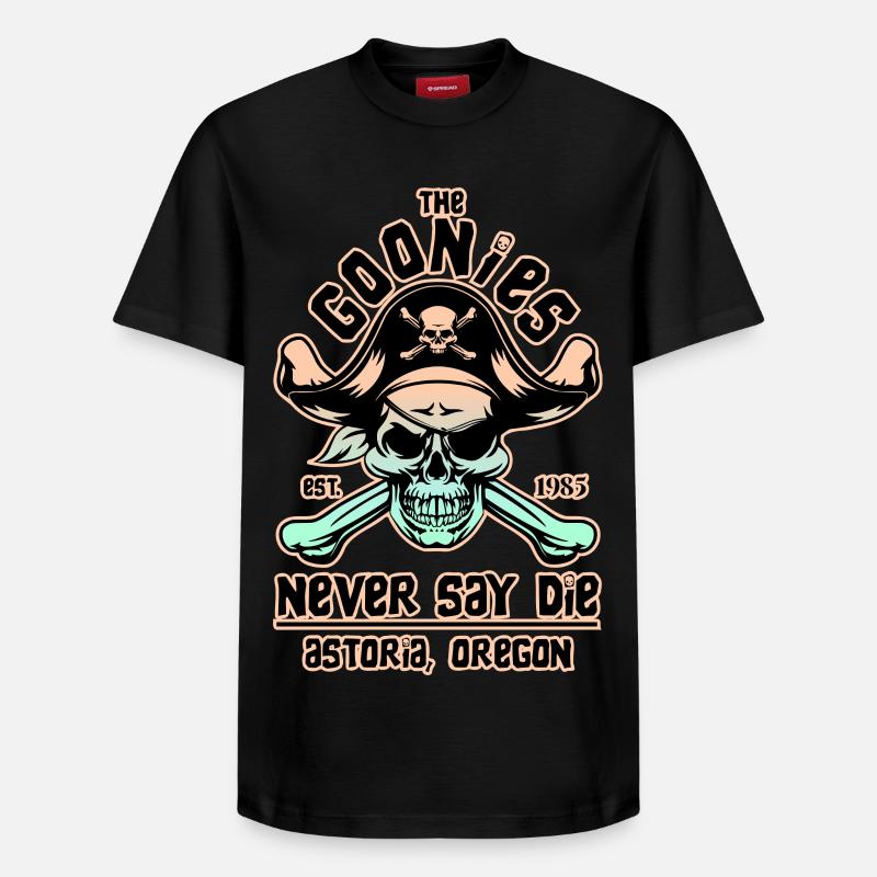THE GOONIES 8 - T-shirt unisexe décontracté en coton Supima – de SPREAD - noir