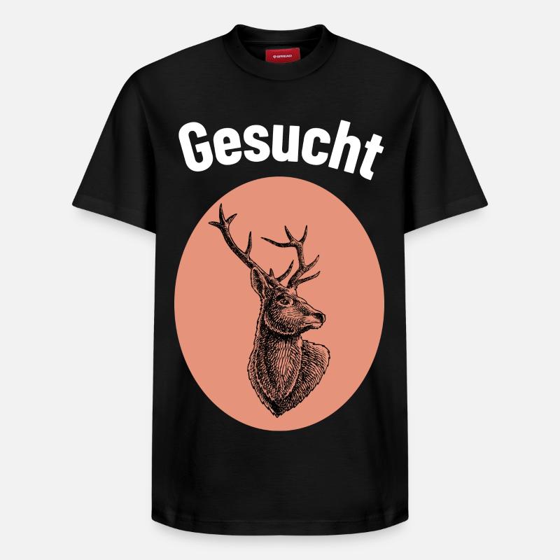 Amateurs de chasse - T-shirt unisexe décontracté en coton Supima – de SPREAD - noir