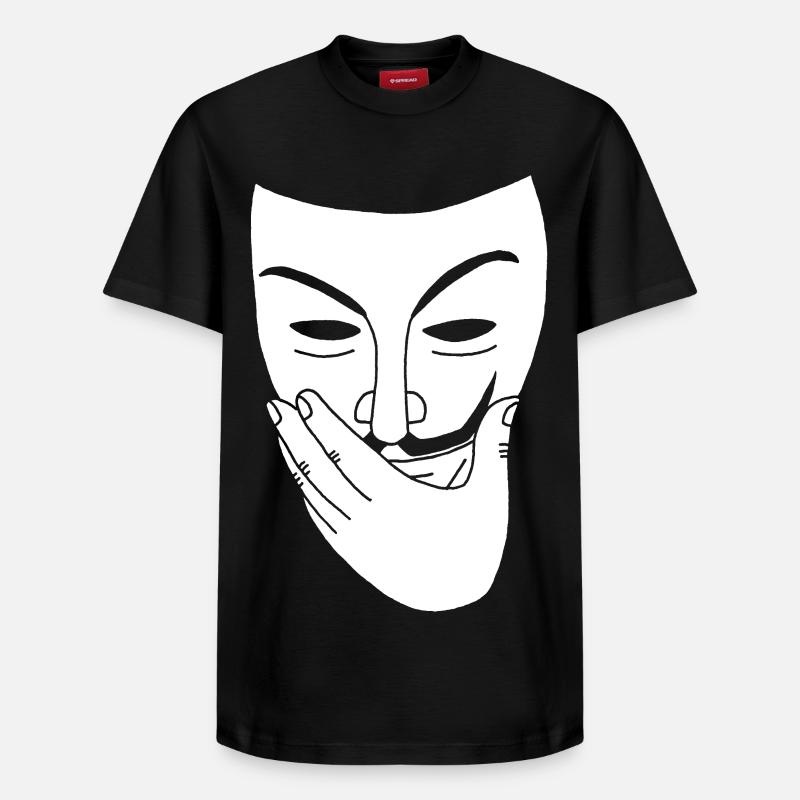 Offenbarung - Relaxed Unisex Supima Cotton T-Shirt – von SPREAD - Schwarz