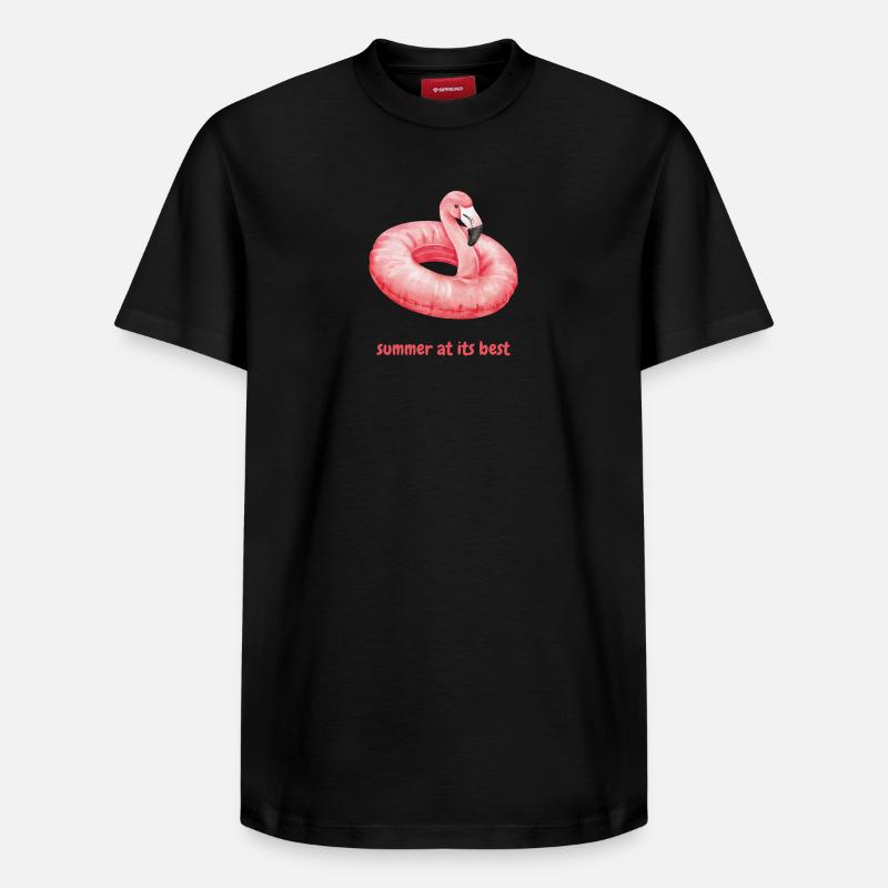Summer at its best - Relaxed Unisex Supima Cotton T-Shirt – von SPREAD - Schwarz