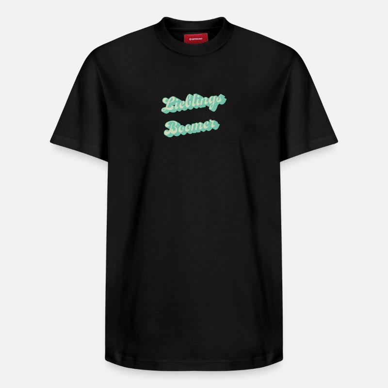 Script rétro préféré des baby-boomers - T-shirt unisexe décontracté en coton Supima – de SPREAD - noir