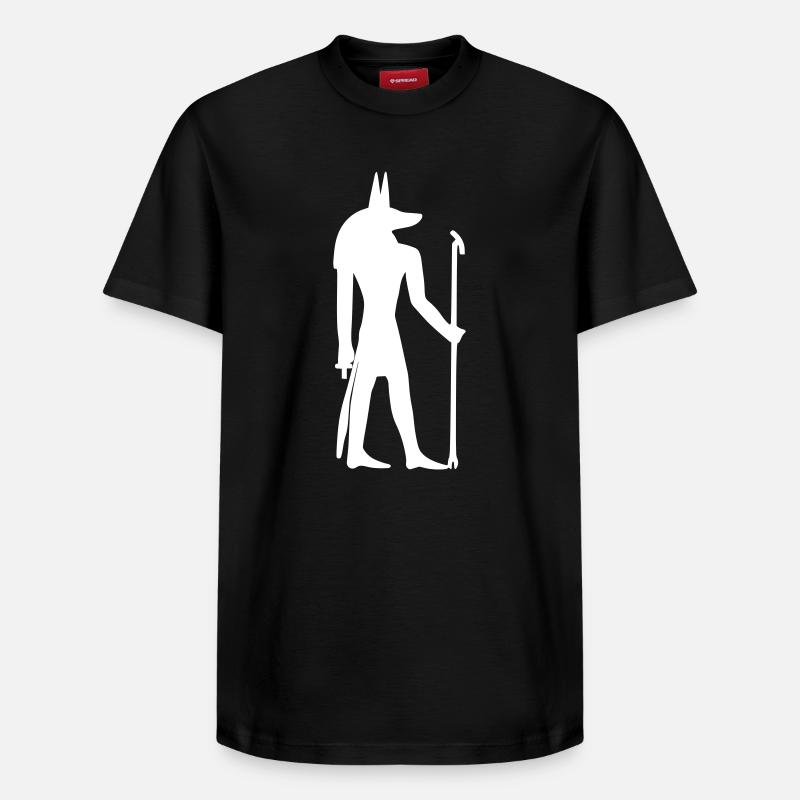 Anubis - T-shirt unisexe décontracté en coton Supima – de SPREAD - noir