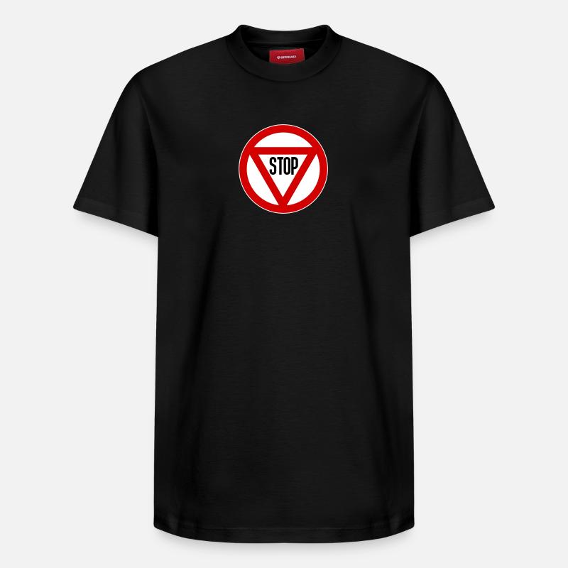 Fig-_50_-_Arresto_all-incrocio_-_1959 - T-shirt unisexe décontracté en coton Supima – de SPREAD - noir