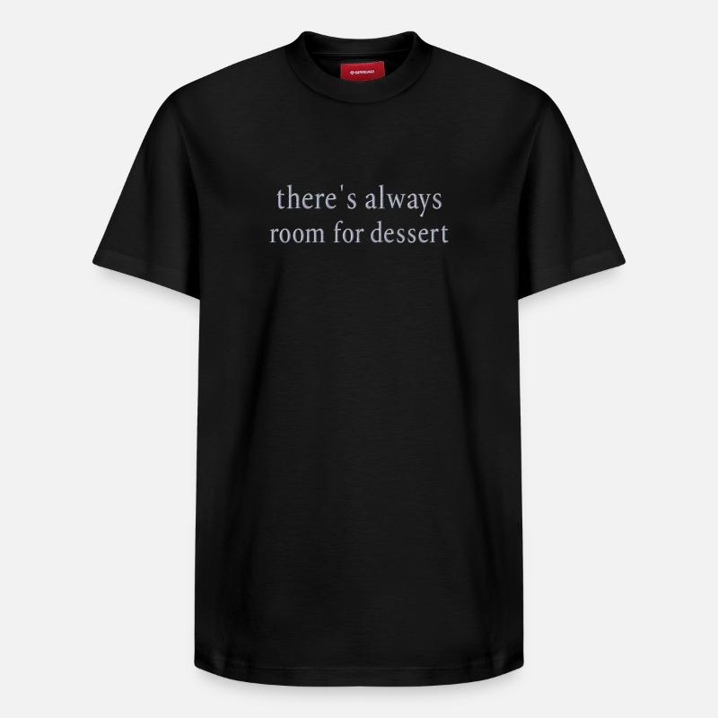 Dessert Brodé - T-shirt unisexe décontracté en coton Supima – de SPREAD - noir