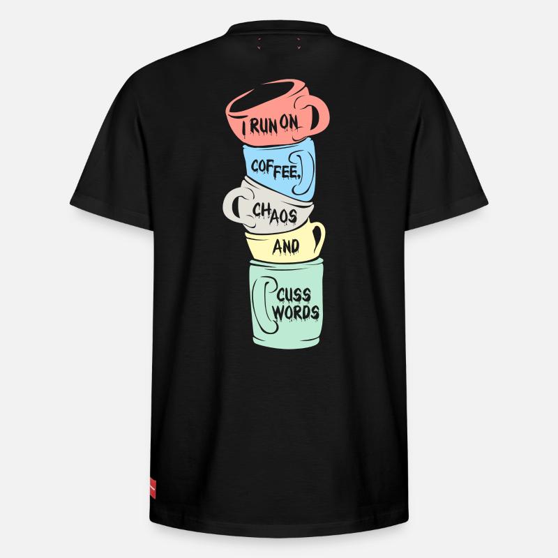 Kaffee - Relaxed Unisex Supima Cotton T-Shirt – von SPREAD - Schwarz