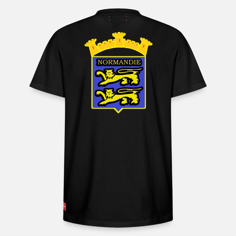 ECUSSON NORMANDIE - T-shirt unisexe décontracté en coton Supima – de SPREAD - noir
