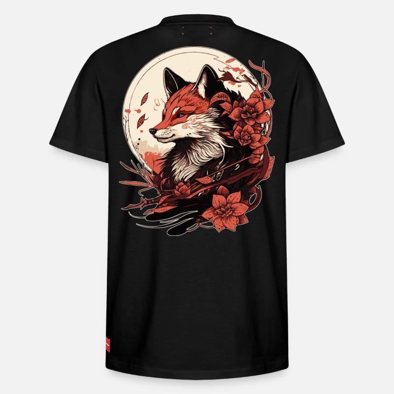 Fuchs Japon - T-shirt unisexe décontracté en coton Supima – de SPREAD - noir