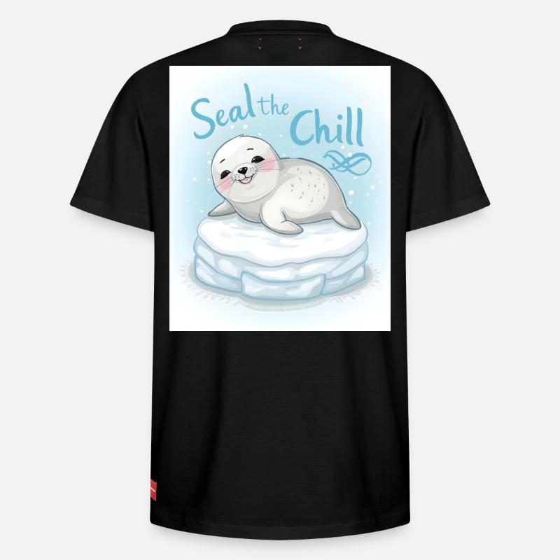 Scellez le froid - T-shirt unisexe décontracté en coton Supima – de SPREAD - noir